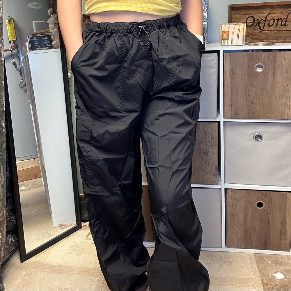 VS Pink Parachute Pants